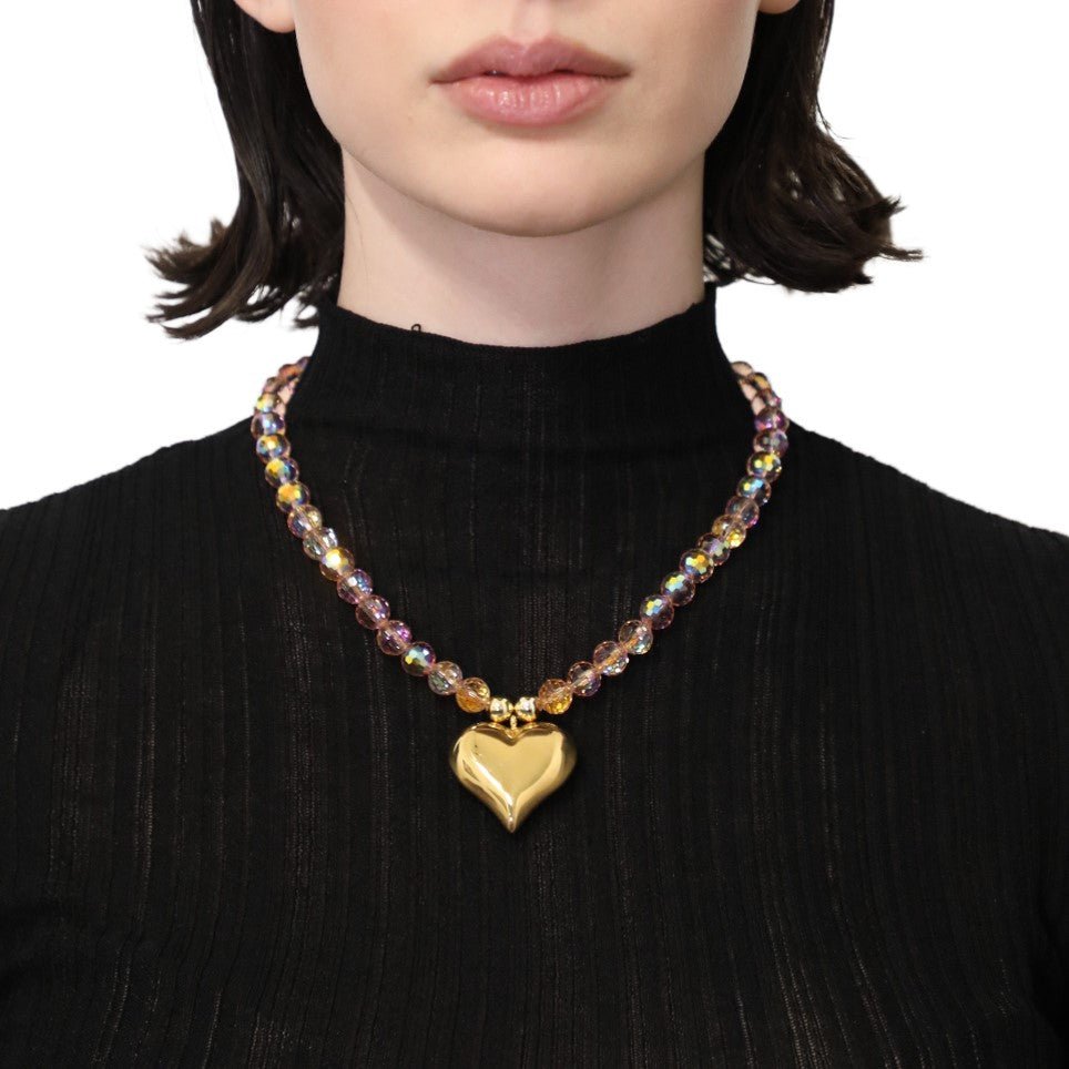 Necklace Crystal Heart - Palera Milano