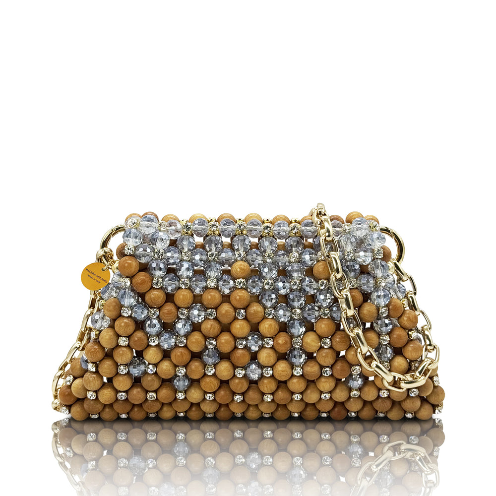 Crystal Pouch - Wood