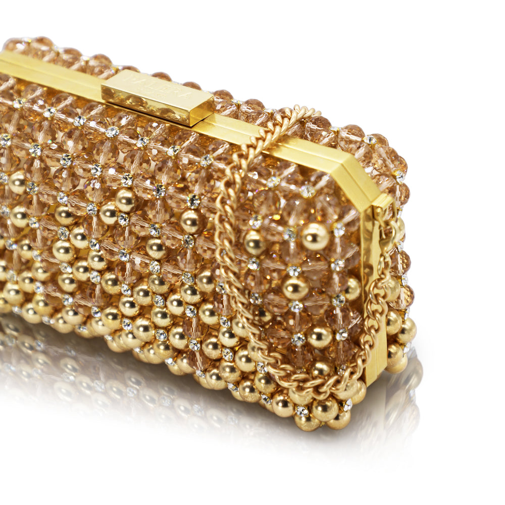 Clutch Edge - Short - Brass - Crystal