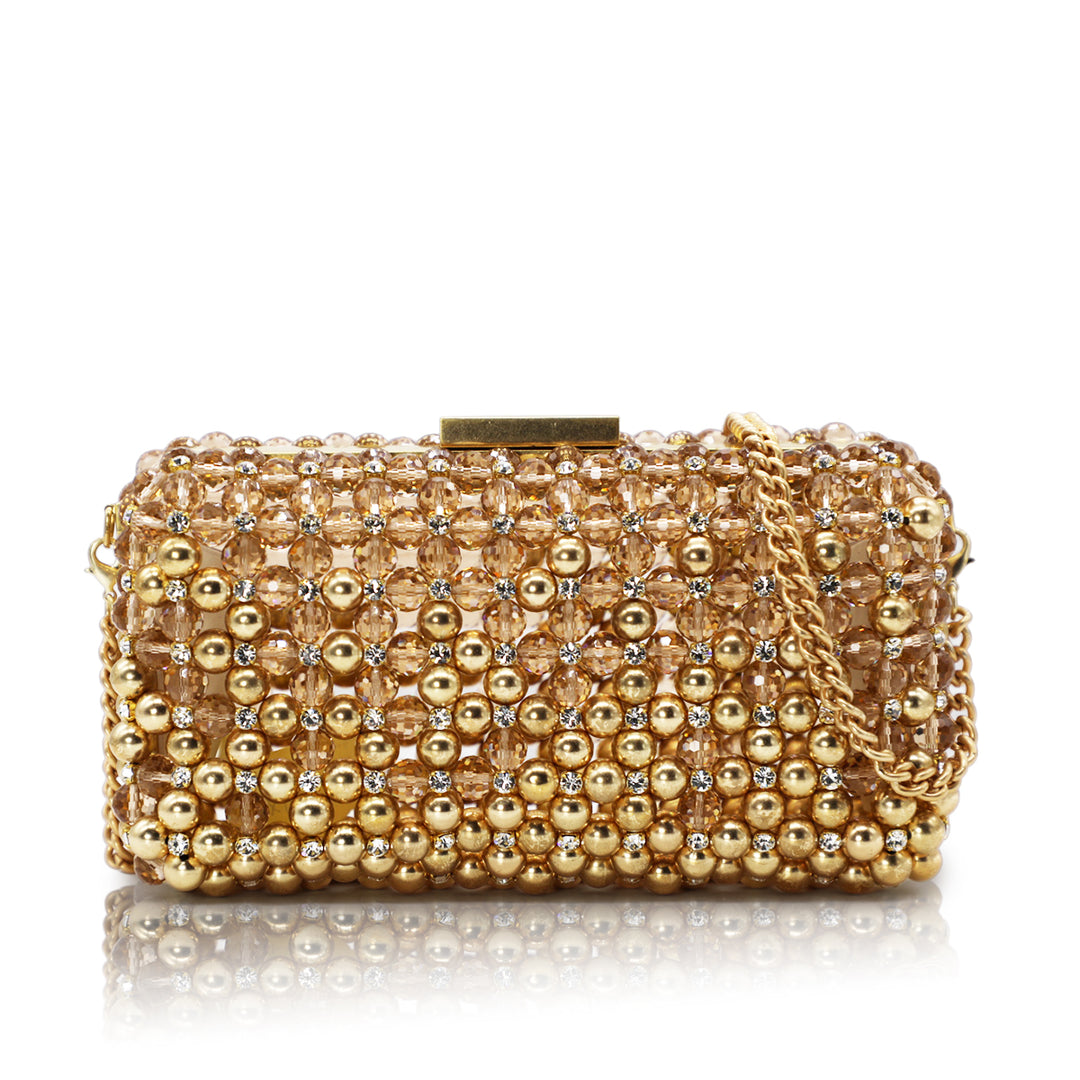 Clutch Edge - Short - Brass - Crystal