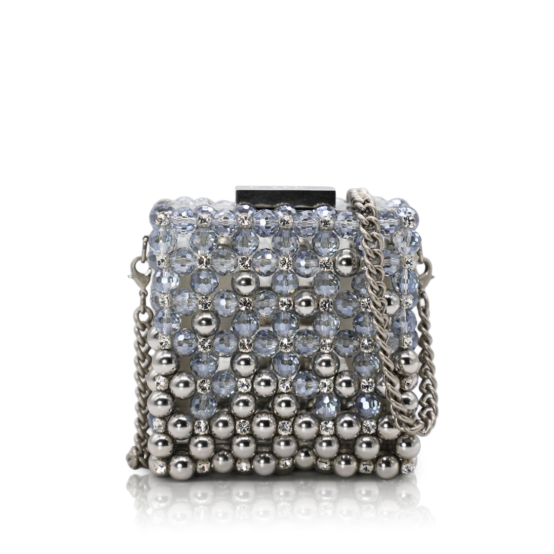 Clutch Mini  - Brass - Crystal