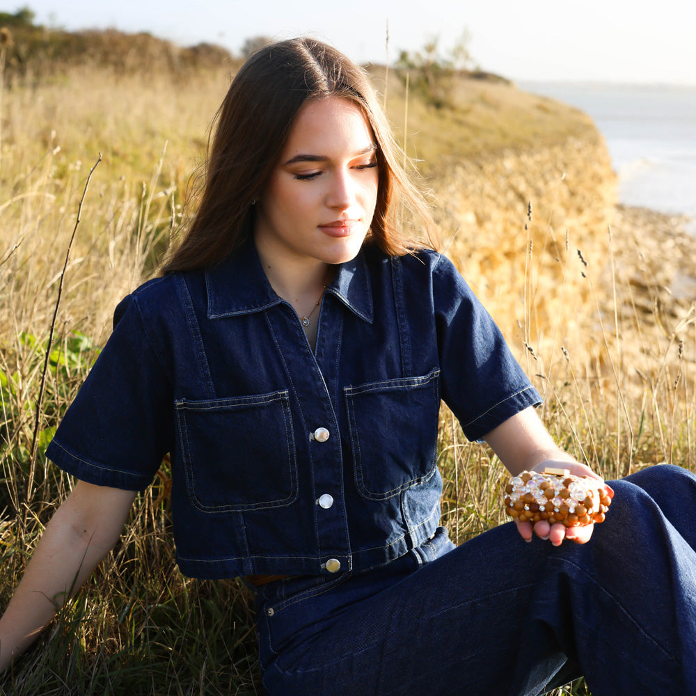 Clutch Edge - Airpod - Wood - crystal