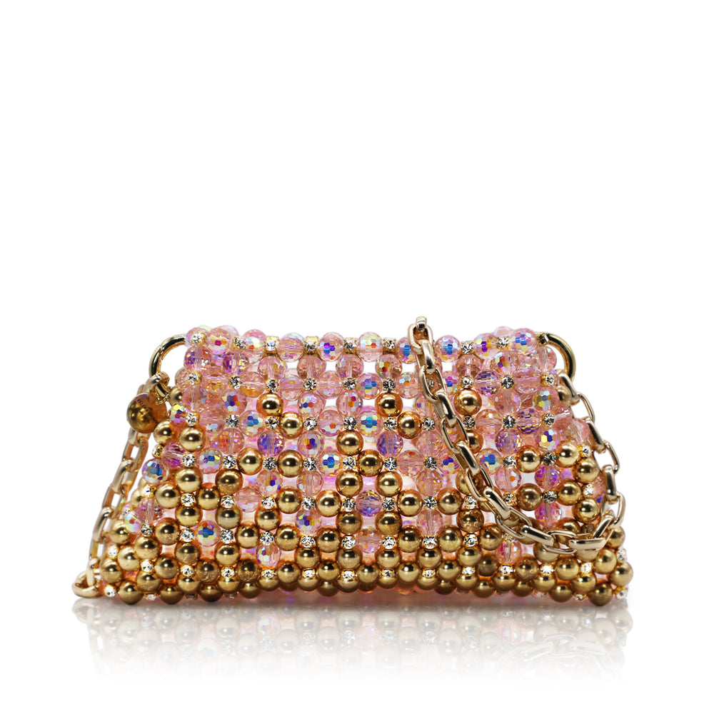 Crystal Pouch - Brass