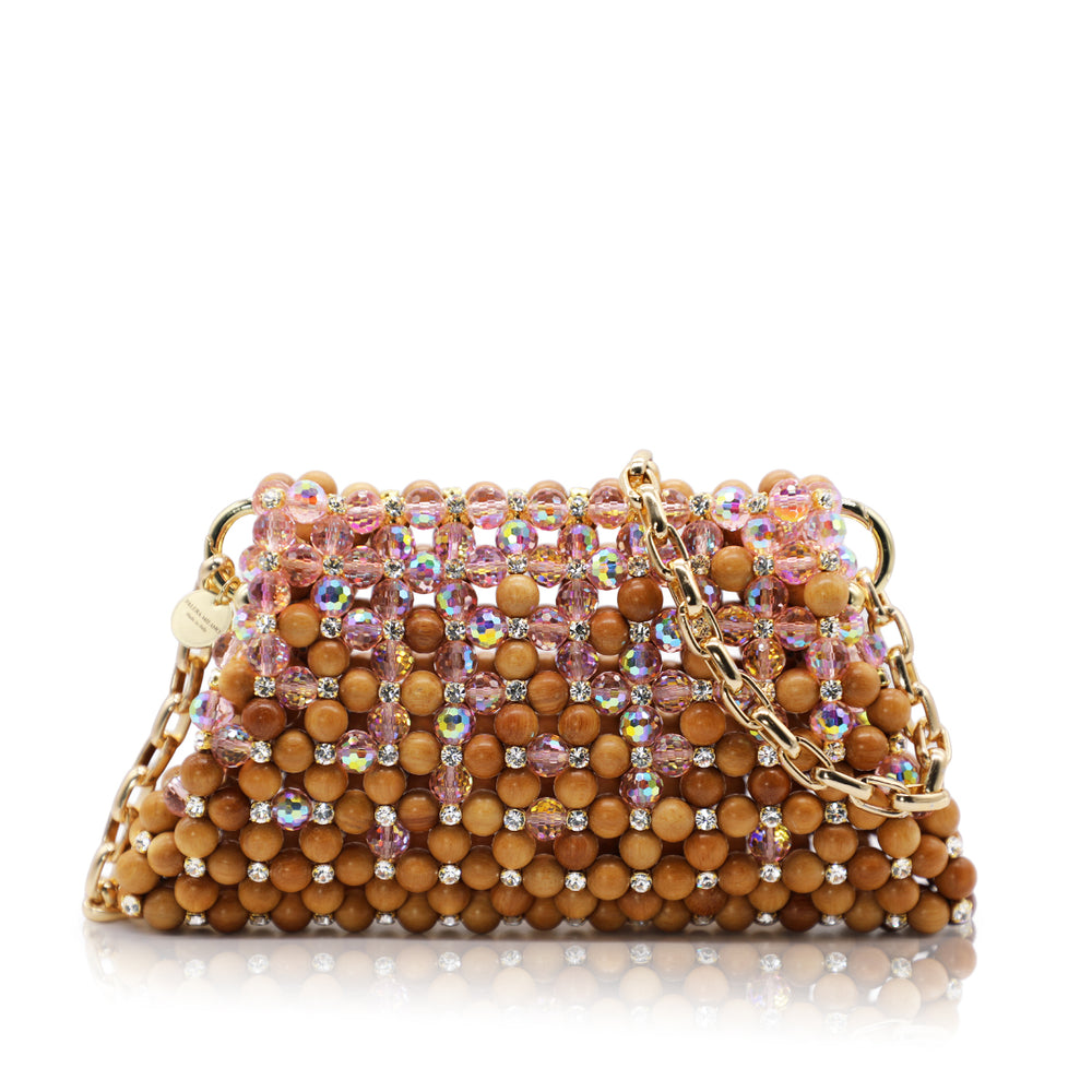 Crystal Pouch - Wood